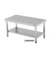 Mesa acero inoxidable altura 600mm para maquinaria de cocina Arilex