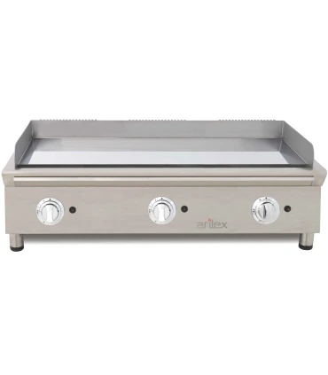 Planchas a Gas Plancha frytop a gas acero de 15 mm con baño de cromo duro 100FRYGC Arilex 100FRYGC