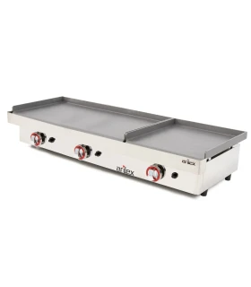 Plancha a gas 2 zonas serie Duo 1200mm 8040PGLL