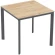 Mesa estructura aluminio lacado y sobre Compact Ezpeleta Meet