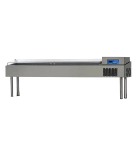 Vitrina alta de sobremesa para ingredientes refrigerada 1780x340x60...