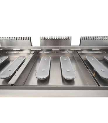 Cocinas a Gas Módulo base de Cocina de 130 cm de largo barbacoa, fogón y Plancha Arilex Flexi 600 Arilex BASE 4MB
