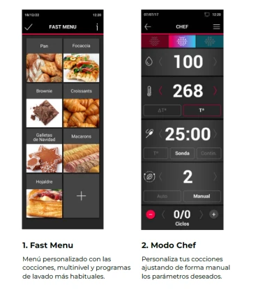 Hornos Eléctricos Horno mixto pastelería eléctrico Mychef iBake 6 60x40 Mychef BIE6100