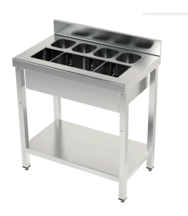 Mesas Neutras Coctelería Mesa coctelería acero inoxidable 500x500x850h mm Ideacer IDM89016D Mesas Neutras Coctelería Mesa coctelería acero inoxidable 500x500x850h mm Ideacer IDM89016D