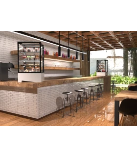 Vitrina Caliente Sobremostrador 1200x600x900mm Sayl Integra IN-120-90C