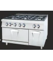 Cocina de 6 Fuegos a Gas con horno