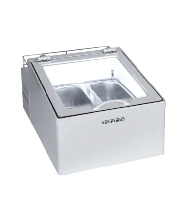 Vitrinas de Helados Vitrina de Helados de Sobremesa 2 cubetas 5 litros Icepoint 2 Tecfrigo Icepoint 2