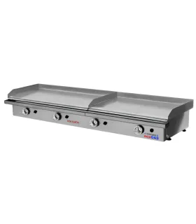 Plancha a Gas de 160 cms de Acero Rectificado Maiser EGR88