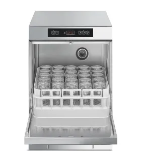 Lavavasos electrónico monofásico altura 70cms Smeg Ecoline SPG405M