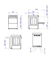Lavavasos 40X40 Edenox analógico AV-2100