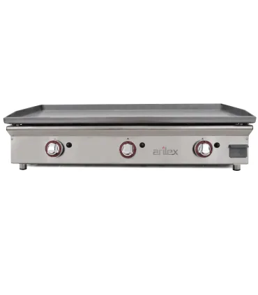 Planchas a Gas Plancha a gas en acero laminado 6 mm de 1 metro de ancho 100PGL Arilex 100PGLN