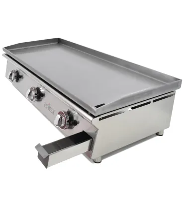 Planchas a Gas Plancha a gas en acero laminado 6 mm de 1 metro de ancho 100PGL Arilex 100PGLN