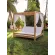 Cama Balinesa Reclinable en madera de Iroko 180x 214 x 200 cm