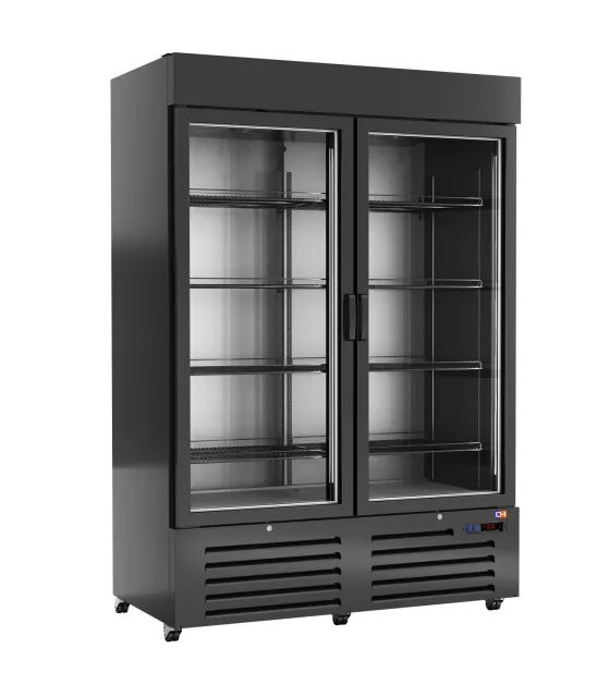 Armario expositor refrigerado color negro 2 puertas ARCH-952V