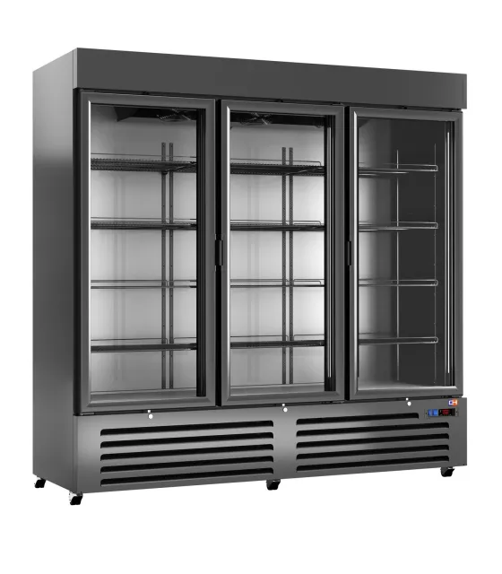 Armario expositor refrigerado color negro 3 puertas ARCH-1603V