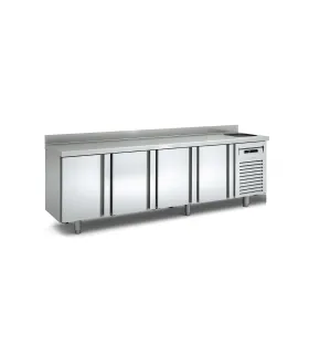 Mesa Refrigerada de 4 puertas y fregadero 2545x600mm Docriluc BMR-2...