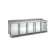 Mesa Refrigerada de 4 puertas y fregadero 2545x600mm Docriluc BMR-250-F