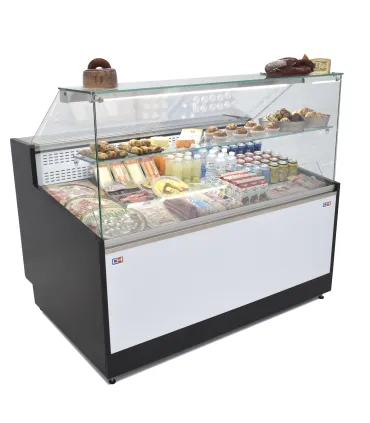 Vitrinas Mostrador Vitrina refrigerada frío estático 1000x973mm con reserva VRE-100 Clima Hostelería VRE-100