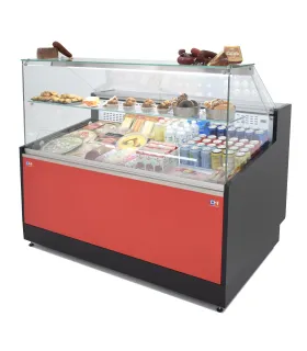 Vitrina refrigerada frío estático 1000x973mm con reserva VRE-100