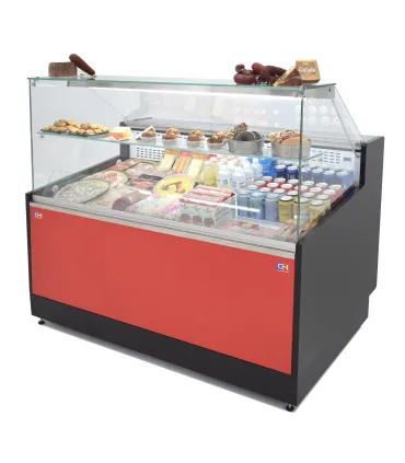 Vitrinas Mostrador Vitrina refrigerada frío estático 1000x973mm con reserva VRE-100 Clima Hostelería VRE-100