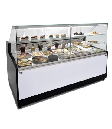 Vitrina refrigerada pastelería frío estático 2000x970mm VRE-200-P