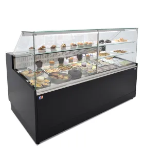 Vitrina refrigerada pastelería frío estático 2000x970mm VRE-200-P