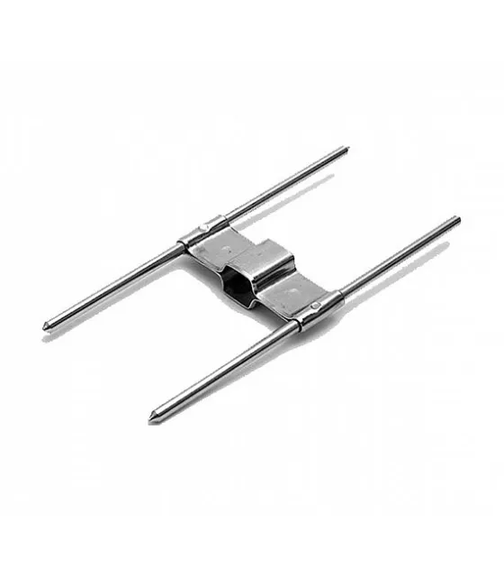 Pincho doble central para espada asador de pollos MCM