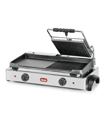 Planchas eléctricas Plancha lisa con grill de contacto Fiamma GR M1 Fiamma