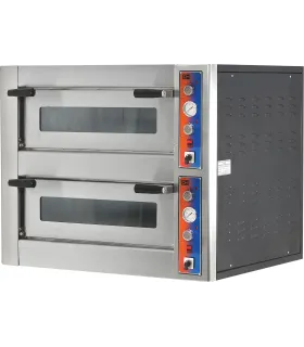 Horno Pizza eléctrico trifásico capacidad 4+4 pizzas de 30 cms EMP5+5