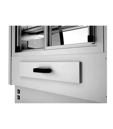 Vitrinas Mostrador Vitrina Expositora Caliente 3 estantes Coreco 1650x730x1380h mm VSS-6HE-16-R Coreco VSS-6HE-16-R