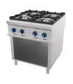 Cocina a gas 4 fuegos con armario 800x900mm Repagas CG-940/S