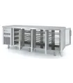 Mesa Refrigerada Pasante Central 3 puertas 1795x780mm Coreco MFCG-200