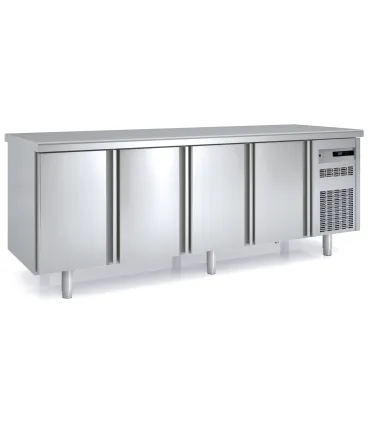 Mesas Frías Fondo 800mm Mesa Refrigerada Pasante Central 5 puertas 2695x780mm Coreco MFCG-300 Coreco MFCG-300