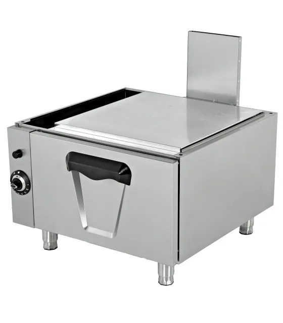 Mueble Soporte 800mm con horno a gas GN 2/1 para maquinaria de cocina fondo 900