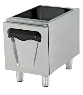 Mueble Soporte 400mm con armario para maquinaria de cocina fondo 700