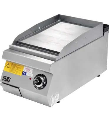 Planchas eléctricas Fry top Eléctrico Acero Rectificado Sobremesa 6 kW 400mm Fondo 900 Clima Hostelería EMPPLS9IE010