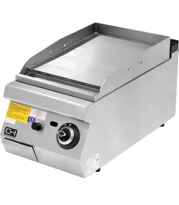 Planchas a Gas Fry top a Gas Acero Rectificado Sobremesa 8.67 kW 400mm Fondo 700 Clima Hostelería EMPPLS7IG010