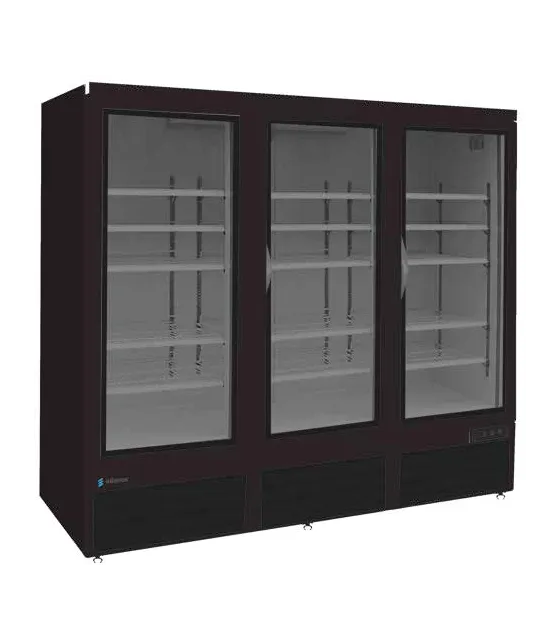 Armario Expositor Refrigerado 3 puertas batientes color negro 1650 litros Edenox APE-1603C