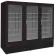 Armario Expositor Refrigerado 3 puertas batientes color negro 1650 litros Edenox APE-1603C