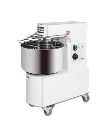 Amasadoras de Espiral Amasadora de gancho espiral 21 litros SK20 con ruedas Resto Italia SK20 RUEDAS