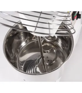 Amasadora de gancho espiral 40 litros con ruedas trifásica SK40