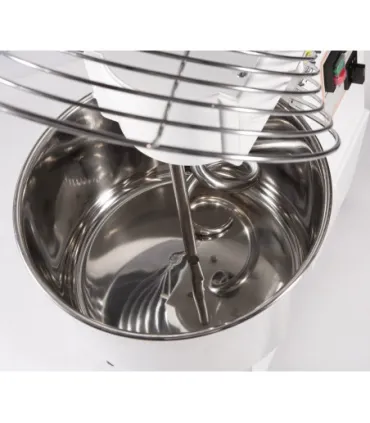 Amasadoras de Espiral Amasadora de gancho espiral 40 litros con ruedas trifásica SK40 Resto Italia SK40 380V