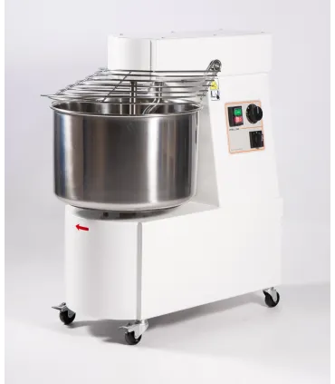 Amasadoras de Espiral Amasadora de gancho espiral 40 litros con ruedas trifásica SK40 Resto Italia SK40 380V