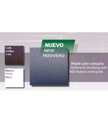 Parasoles Parasol aluminio 3x3 m Tejido Masa Soft Conva 899 Heavy duty Conva 899MS