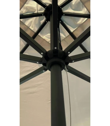 Parasoles Parasol aluminio 3x3 m Tejido Masa Soft Conva 899 Heavy duty Conva 899MS
