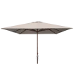 Parasol aluminio 3.5x3.5 m Poliester Beige 220 grs Conva Heavy duty 895