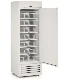 Armario Congelación 450 Litros Lacado Plata 700x700x2070h mm con 14...
