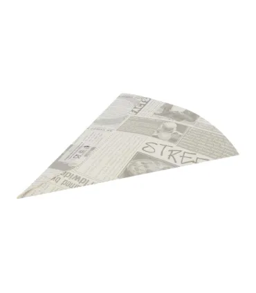 Envases Alimentarios Cucurucho de papel de periódico biodegradable (Caja 1000)  CE230