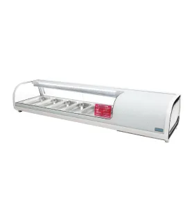 Vitrina tapas Polar refrigerada 6 x GN 1/3 Polar CP728