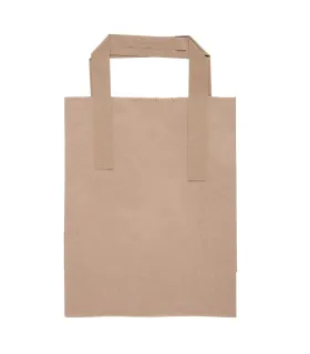 Bolsas de papel Kraft reciclado con asas (Caja 250)